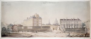 Das Loch in der Rue Monge, das College von Navarra und die Polytechnische Schule von Paris, 1870 von French School