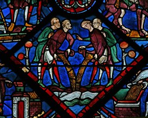 Das Joseph-Fenster: Die ägyptischen Jahre des Überflusses von French School