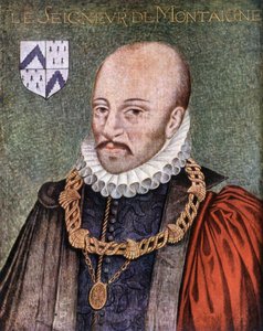 Der Herr von Montaigne - nach dem Gemälde im Musée Condé de Chantilly von French School