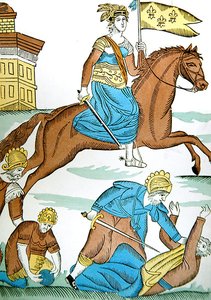 Die Jungfrau von Orleans, ca. 1820 von French School