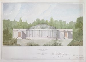 Das Affenhaus im Jardin des Plantes in Paris, 1835 von French School