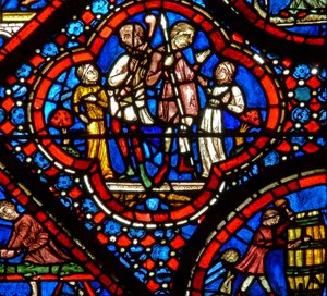 Das Noah-Fenster: Ein Paar der Nephilim von French School