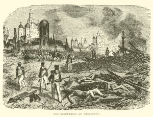 Die Besetzung von Smolensk (Stich) von French School