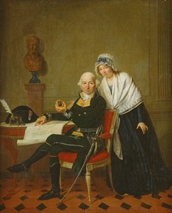 Die Eltern von Jean Andoche Junot (1771-1813), Herzog von Abrantes, vor 1806 von French School