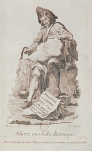 Der Druckverkäufer, aus Petits Métiers de Paris