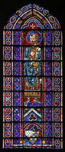 Der Prophet Hosea; Wappen von Mauclerc