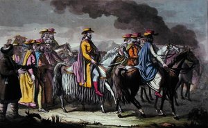 Der Regent von Tibet und seine Anhänger von French School