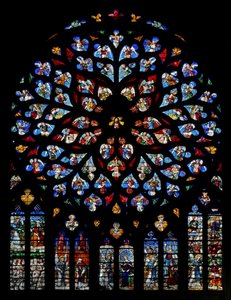 Die Rose de Paradis mit Engelmusikern, vor 1520 von French School