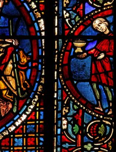Das St. Lubin Fenster: Die Stifter - Winzer