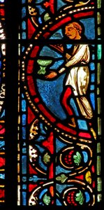 Das St. Lubin Fenster: Die Stifter - Winzer