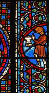 Das St. Lubin Fenster: Die Stifter - Winzer