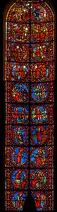 Das St. Stephanus Fenster von French School