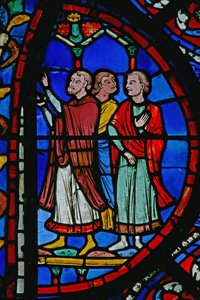 Das St. Thomas Fenster: Eine Gruppe