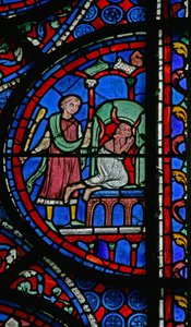 Das St. Thomas Fenster: In einen Ofen gestoßen