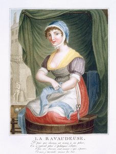 Die Strumpfrepariererin, ca. 1816