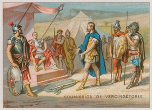 Die Unterwerfung von Vercingetorix unter Caesar