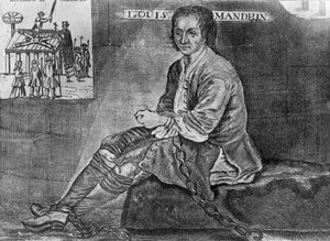 Die Folter auf dem Rad und Hinrichtung von Louis Mandrin (1724-55)