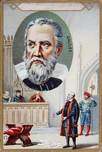 Der Prozess gegen Galileo Galilei (1564-1642) im Jahr 1633