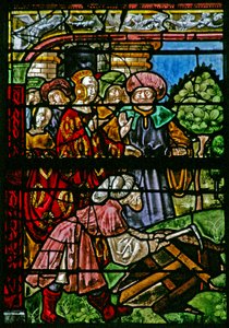 Der Triumph des Kreuzes: St. Helena beim Auffinden des Kreuzes von French School