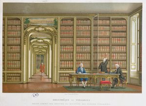 Die Bibliothek von Vergennes im Schloss von Versailles
