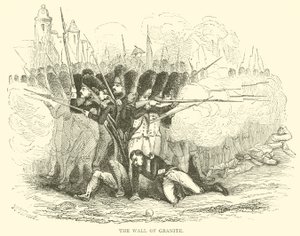 Die Granitmauer (Gravur) von French School
