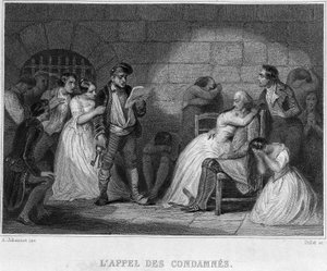 Der Appell der Verurteilten - in „Revolution francaise“ von Thiers von French School