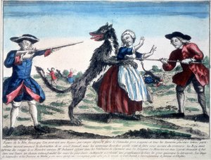 Das Biest von Gévaudan, getötet von Soldaten