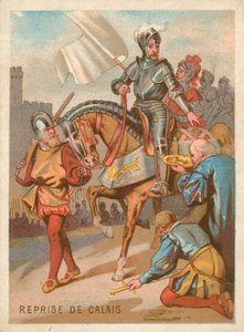 Die Eroberung von Calais durch König Heinrich II. von Frankreich von French School