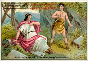 Der Tod von Caius Gracchus, Rom