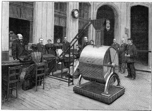 Der Salon des Crédit Foncier im Jahr 1898.