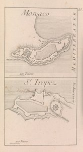 Die Befestigungen von Monaco und St. Tropez, c.1760? von French School