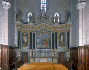 Innenansicht der Kirche von Pear on Life in Vendée (85) von French School