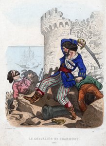 Der Ritter von Grammont, Pirat des 17. Jahrhunderts von French School
