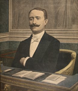 Der neue Präsident der Chambre des Deputes: Paul Deschanel, Illustration aus Le Petit Journal: Supplement illustre, 26. Juni 1898