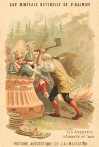 Die Platten von August von Sachsen