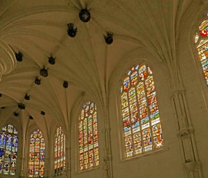 Die Südseite der Kapelle von French School