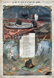 Die Stadtmaus und die Feldmaus. Fabeln von Jean de La Fontaine