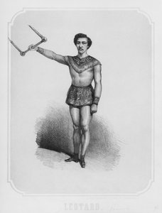 Der Trapezkünstler Jules Leotard, ca. 1860 von French School