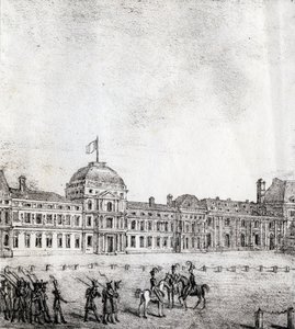 Die Tuilerien - „Alphabet Picturesque des Monumens de Paris“ um 1840 (Gravur)