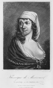 Theroigne de Mericourt, graviert von Charles Devrits, 1845 von French School