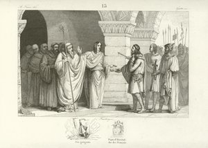 Theuderich III., König der Franken von French School