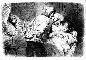 Titelseite von Die kleine Fadette von George Sands, 1852 von French School