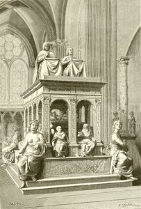 Grab von Ludwig XII und Anne de Bretagne in Saint Denis von French School