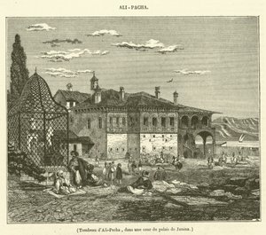 Grab von Ali-Pacha, in einem Hof des Palastes von Janina von French School