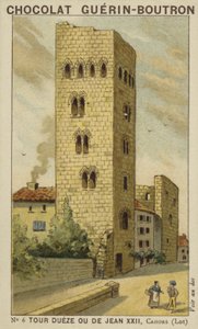 Tour Dueze oder von Johannes XXII, Cahors, Lot von French School