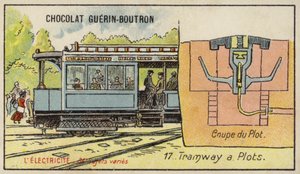 Straßenbahn mit elektrifizierter Schiene