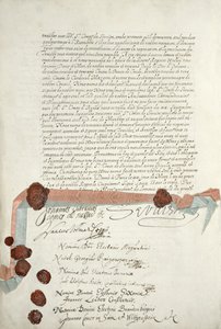 Westfälischer Friede, unterzeichnet in Münster, 24. Oktober 1648