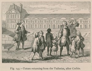 Tutoren kehren aus den Tuilerien zurück (nach Cochin) von French School