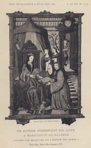 Un Auteur Presentant Son Livre A Marguerite De Navarre