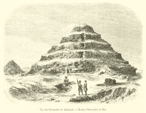 Eine der Pyramiden von Sakkara
